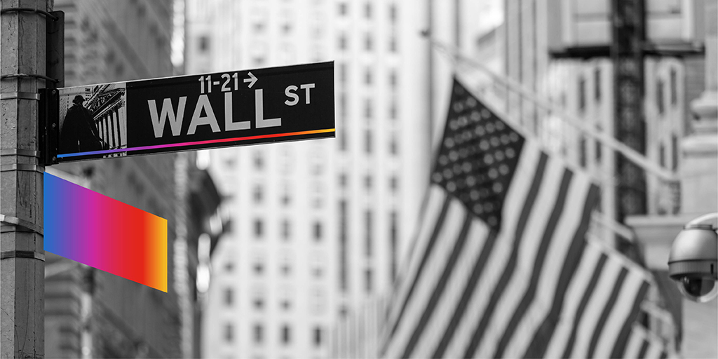 señal de la calle Wall Street